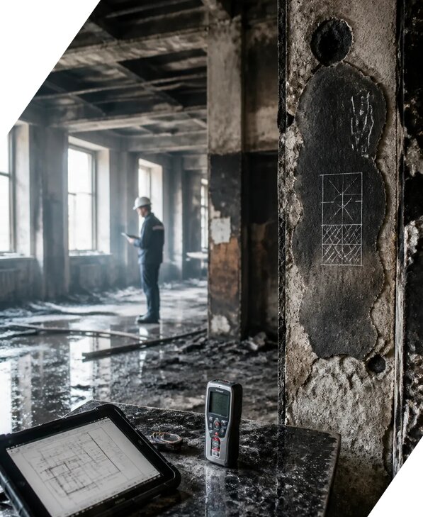 Обследование зданий после пожара в Карабулаке от 15494 р. | ЭкспертизаРоссия