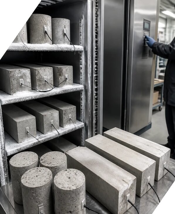 Испытание бетона на морозостойкость в Карабулаке от 5681 р. | ЭкспертизаРоссия
